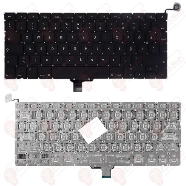 Apple MacBook Air EMC 2253, EMC2253 Klavye Tuş Takımı Tuş Seti Siyah Türkçe