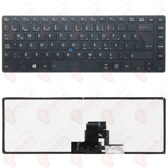 Toshiba Tecra Z40-A-110, Z40-A-121 Klavye Siyah TR