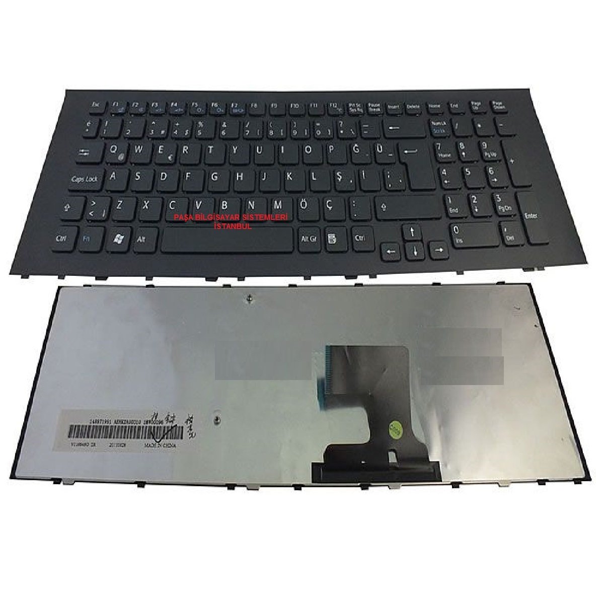 SONY VAİO PCG-91211M, PCG-91311M KLAVYE TUŞ TAKIMI Q SİYAH TR