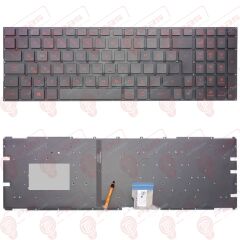 Asus GL502VS-FY002TC, GL502VS-FY169T, GL502VS-FY323T Klavye Kırmızı Tuş Takımı Seti Led Işıklı TR