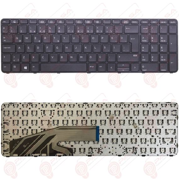 Hp ProBook 655 G3 Klavye Tuş Takımı Tuş Seti Siyah Türkçe