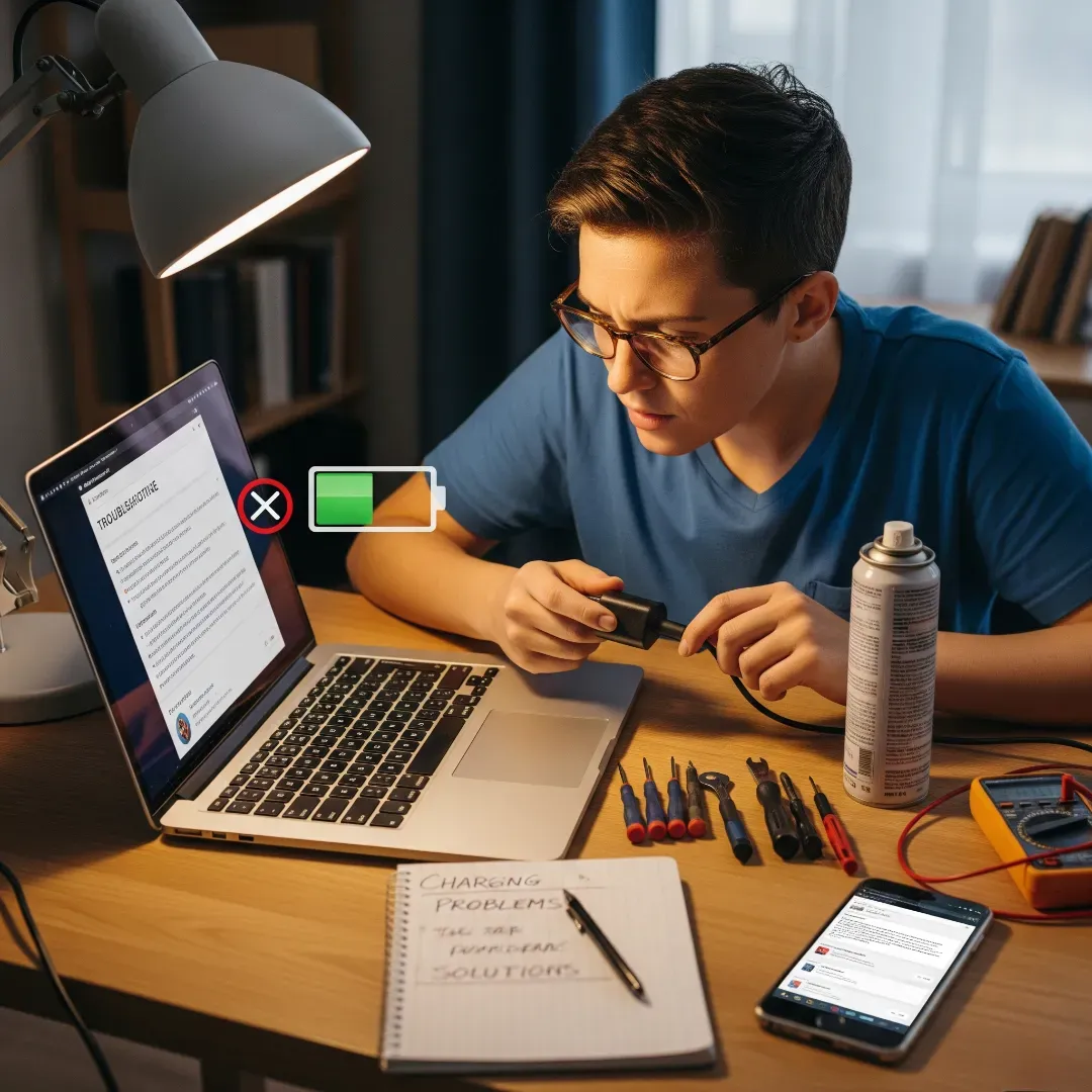 Laptoplarda Sık Karşılaşılan Şarj Sorunları ve Çözüm Yolları