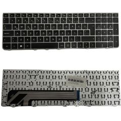Hp NSK-CC0SV, 9Z.N6MSV.00T Uyumlu Klavye Tuş Takımı Tuş Seti Gri Çerçeveli Türkçe
