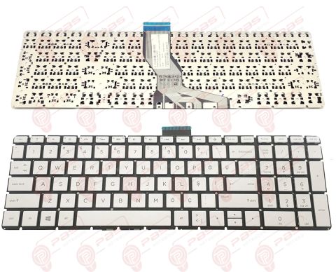 Hp 925564-001, 925564-141 Klavye Tuş Takımı Türkçe Gri Q Tuş Yapısı