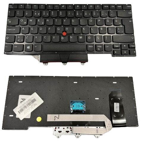 Lenovo ThinkPad E14 Gen3, 20Y7, 20YD, 20YE, 20YF Uyumlu Klavye Tuş Takımı Tuş Seti Siyah Türkçe