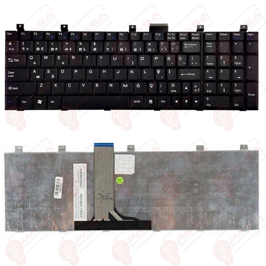 Datron MS-1719, MS1719 Klavye Tuş Takımı Siyah Türkçe