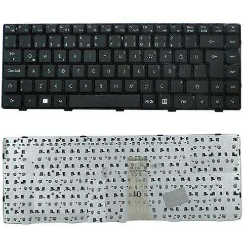 Grundig 3TJW6KB00K0, AEJW6A00010, AEJW6U02010 Klavye Tuş Takımı Tuş Seti Siyah Türkçe