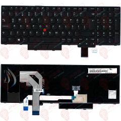 Lenovo ThinkPad P52s, 20LB, 20LC Klavye Siyah TR