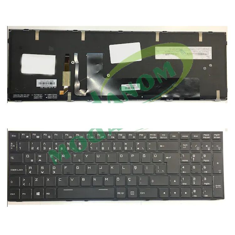 6-80-P65S0-250-1 Klavye Tuş Takımı Ver.2 RGB Işıklı Siyah TR