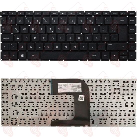 Hp 240 G4, 240 G5 Klavye Tuş Takımı Tuş Seti Siyah Türkçe