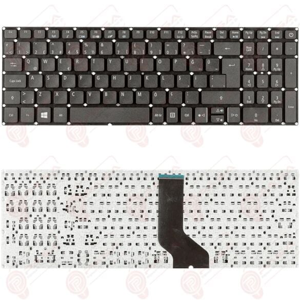 Acer Aspire E5-574, E5-574G, E5-574T, E5-574TG Klavye Tuş Takımı Q TR Siyah Renk Tuş Seti