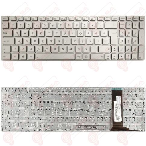 Asus G550JK-CN234H, G550JK-CN545H Klavye Gümüş Tuş Takımı Tuş Seti Türkçe