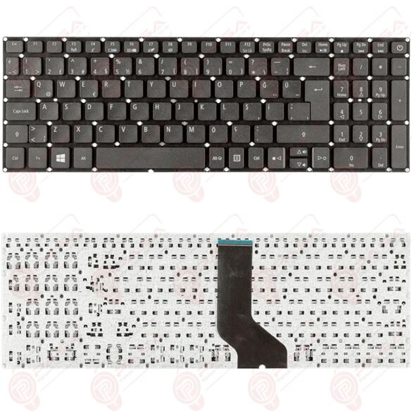 Acer Aspire E5-722, E5-722G Klavye Tuş Takımı Q Siyah Renk Türkçe Keyboard