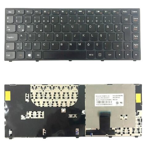 Lenovo 25202903, 25202914, 25205825 Klavye Tuş Takımı Tuş Seti Siyah Türkçe