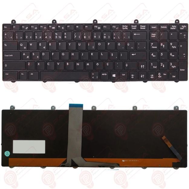 Monster Tulpar T5 V1.4.1 Klavye Tuş Takımı Işıklı Siyah Türkçe