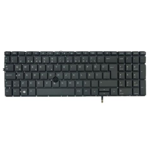 Hp M07491-141, M07492-141, M07493-141 Uyumlu Klavye Tuş Takımı Tuş Seti Led Işıklı Siyah Türkçe