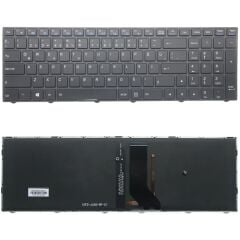 Clevo N870HP6, N870HZ Klavye Tuş Takımı Işıklı Ver.1 Siyah TR
