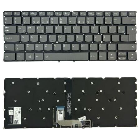 Lenovo 5CB0U44236 Uyumlu Klavye Tuş Takımı Tuş Seti Led Işıklı Siyah Türkçe