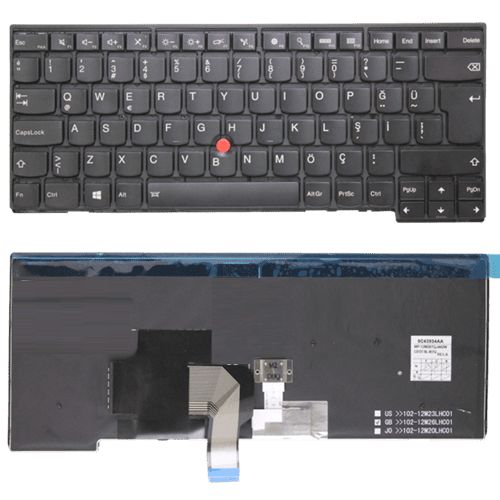 Lenovo 04X0129, 04X0167, 04X0264 Klavye Siyah TR