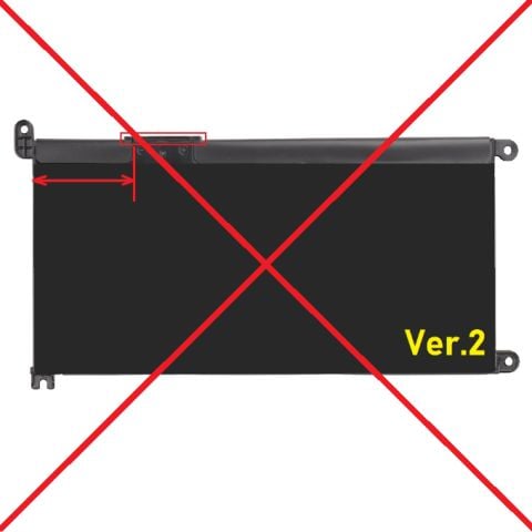 Nion Dell WDX0R, 0WDX0R, 3CRH3, 03CRH3, 8YPRW, 08YPRW Uyumlu Batarya Pil