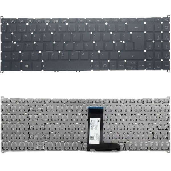 Acer Aspire A315-42G-R3L6, A315-42G-R3PN Uyumlu Klavye Tuş Takımı Tuş Seti Siyah Türkçe
