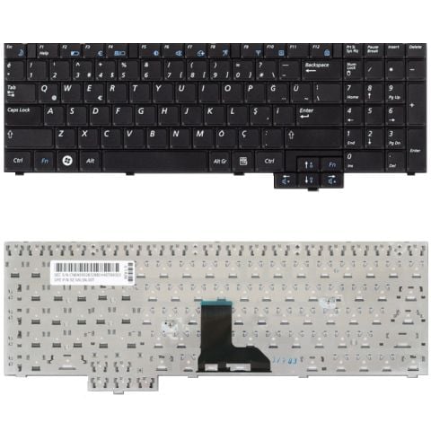 Samsung NP-R540-JS01TR, NP-R540-JS04TR Klavye Tuş Takımı Türkçe Q Tuş Yapısı