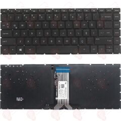 Hp 925309-001, 925309-141, 925310-001, 925310-141 Klavye Tuş Takımı Tuş Seti Led Işıklı Siyah Türkçe