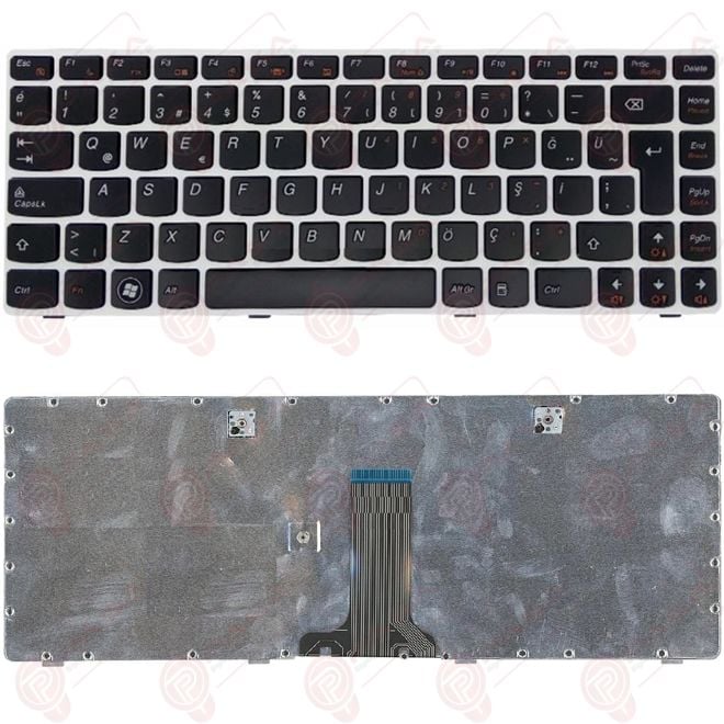 Lenovo 20149, 20156, 2184, 22184, 22688, 2688 Klavye Tuş Takımı Beyaz TR Q