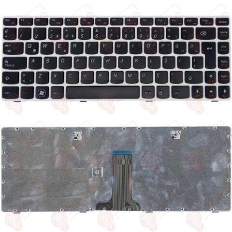 Lenovo ideaPad Z480, Z485, 20134, 2148, 20151, 2616 Klavye Tuş Takımı Beyaz TR Q Keyboard