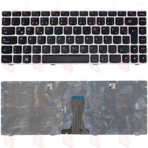 Lenovo V470c, 20124, 22335, 2335 Klavye Tuş Takımı Beyaz Türkçe Laptop Klavyesi