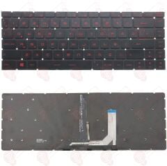 MSI GF65 Thin 10SDR-479US Klavye Tuş Takımı Işıklı Kırmızı Tuş TR