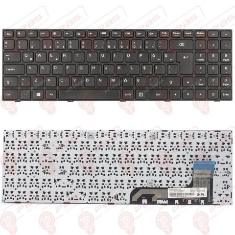 Lenovo B50-10, B5010, 80QR Klavye Tuş Takımı Tuş Seti TR Q Siyah