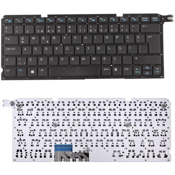 Dell Vostro 5480, 14 5480, 14-5480 Uyumlu Klavye Tuş Takımı Tuş Seti Siyah Türkçe