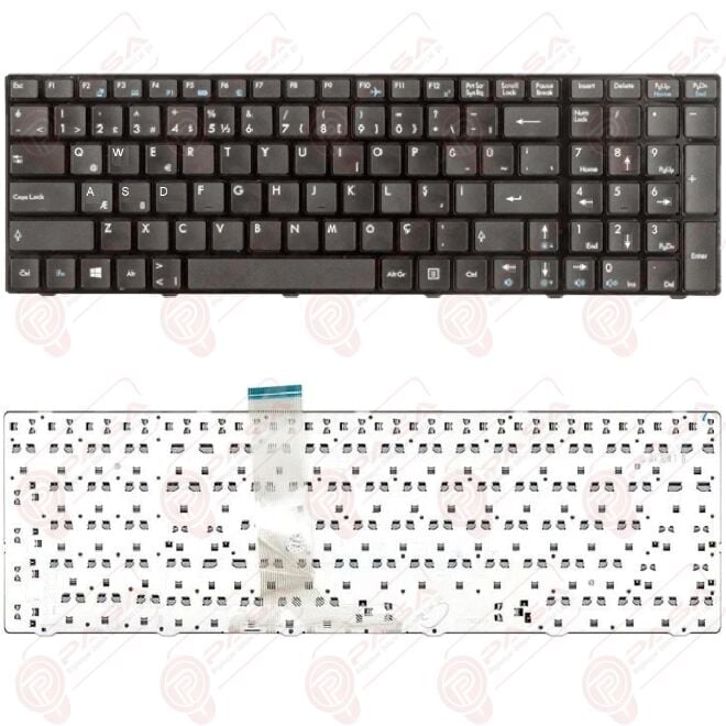 MSI MS-16GK, MS16GK Klavye Tuş Takımı Siyah Türkçe