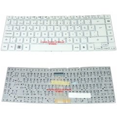 Acer MP-10K26TQ-6981, V121602CS1, V121730AK4 TR Klavye Beyaz Tuş Takımı Tuş Seti Türkçe