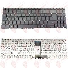 Acer Aspire A315-56-32TH, A315-56-32U2 Uyumlu Klavye Tuş Takımı Tuş Seti Siyah Türkçe