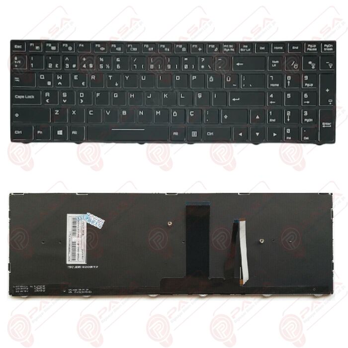 6-79-N870HC0K-101-W Klavye Tuş Takımı RGB Işıklı Ver.2 Siyah TR