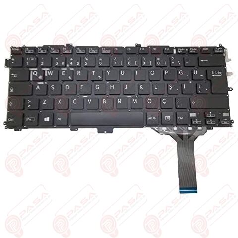 Sony Vaio SVP1322V2E, SVP1322V8E, SVP1322V9E Klavye Siyah TR