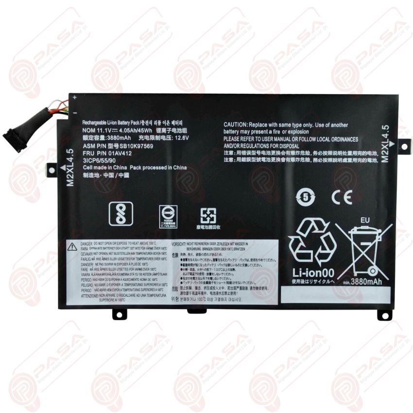 Lenovo SB10K97568, SB10K97569, SB10K97570 Uyumlu Batarya Pil Nion