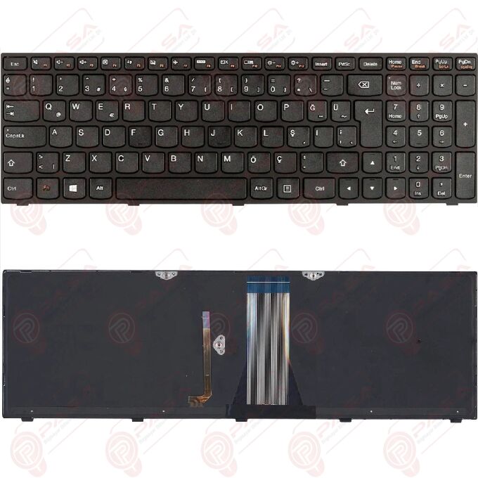 Lenovo 9Z.NAFSC.001, 9Z.NAFSC.00T Klavye Led Işıklı Siyah TR