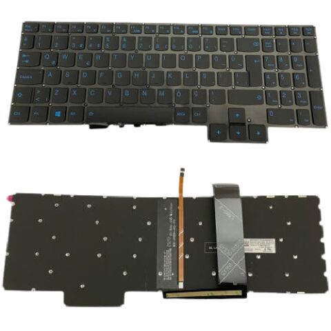 Lenovo Legion 5-17ITH6H, 82JM Uyumlu Klavye Tuş Takımı Tuş Seti Led Işıklı Mavi Tuş Türkçe