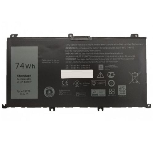 Nion Dell inspiron 5576, 15 5576, 15-5576, P57F Uyumlu Batarya Pil