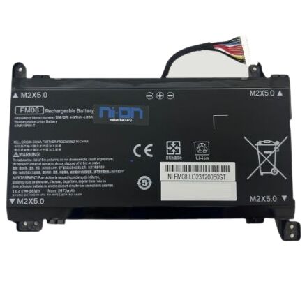 Nion Hp Omen 17-AN005NT, 17-AN006NT, 17-AN007NT, 17-AN008NT 16Pin Uyumlu Batarya Pil