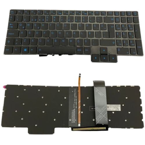 Lenovo PK1339I3A05, PK133913A05 Uyumlu Klavye Tuş Takımı Tuş Seti Led Işıklı Mavi Tuş Türkçe