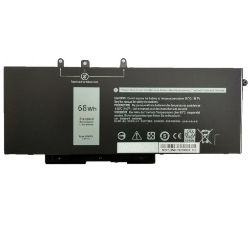 Nion Dell Latitude 5480, 14 5480, 14-5480, P72G Uyumlu Batarya Pil - 4Cell