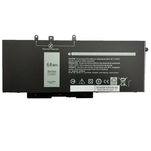 Nion Dell Latitude 5490, 14 5490, 14-5490, P72G Uyumlu Batarya Pil - 4Cell