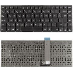 Asus E402M, E402MA, E402N, E402NA, E402S, E402SA Klavye Tuş Takımı Tuş Seti Siyah Türkçe
