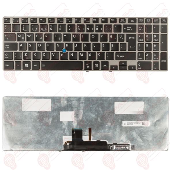Toshiba Tecra Z50-A-13D, Z50-A-17U Klavye Led Işıklı Siyah TR