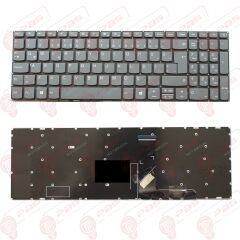 Lenovo 5CB0R26496, 5CB0R26497, 5CB0R26498 Klavye Tuş Takımı Gri Renk TR Q