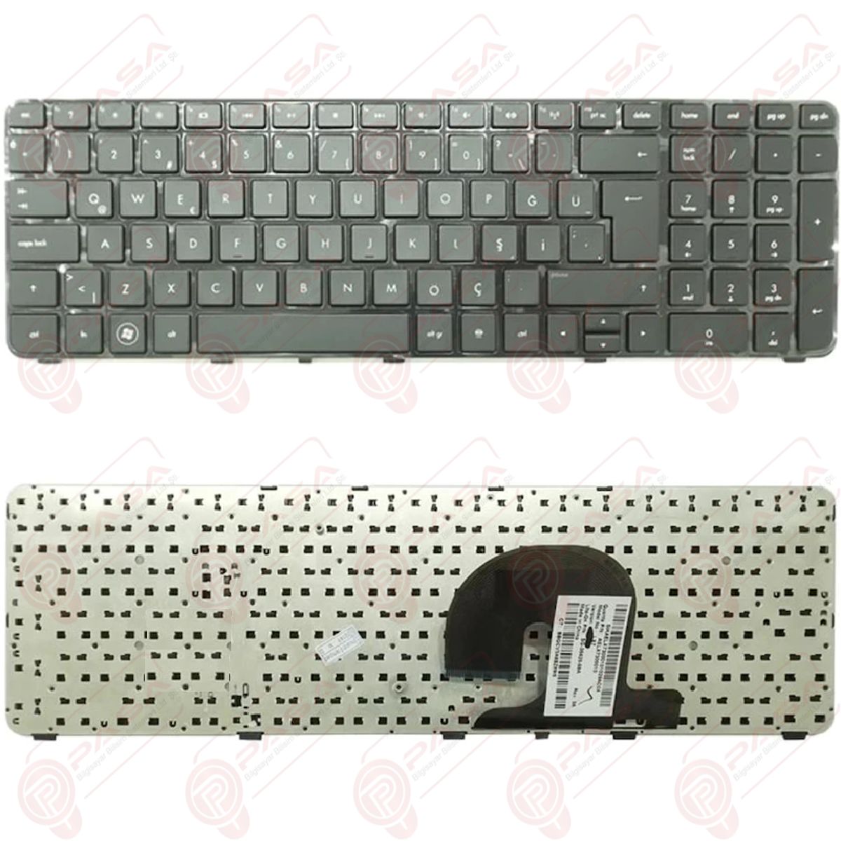 Hp LX9, AELX9U00210, AELX9U00110 Klavye Tuş Takımı Türkçe Siyah Q Notebook Klavye